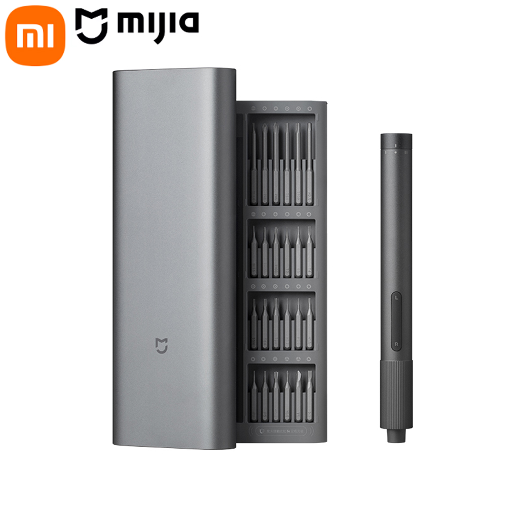 Home Automation Diy Kit - ชุดไขควงไฟฟ้า Xiaomi Mijia พร้อมหัวแม่เหล็ก 24 ชิ้น