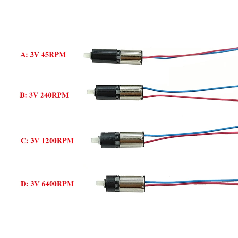 DC 3V 3.7V 45RPM-6400RPM Mini  - Diy Automation Projects บทวิจารณ์และราคา