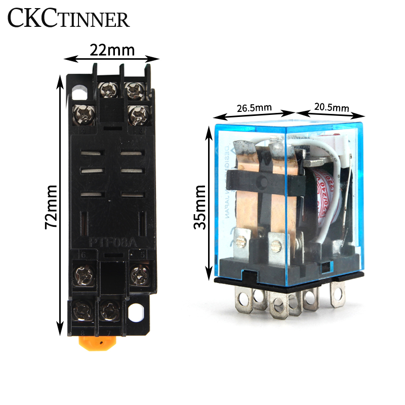 รีเลย์ระดับกลาง HH62P LY2NJ 10 - Shelly Relay Module บทวิจารณ์และราคา