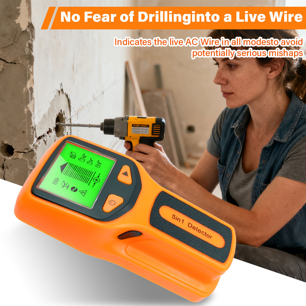 เครื่องตรวจจับผนัง 5-in-1 แบบม - Water Leak Detector Wired บทวิจารณ์และราคา