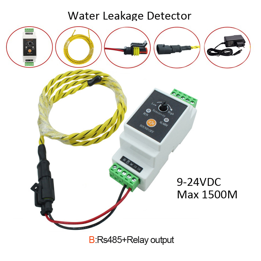 เครื่องตรวจจับการรั่วไหลของน้ำ - Water Leak Detector Wired บทวิจารณ์และราคา