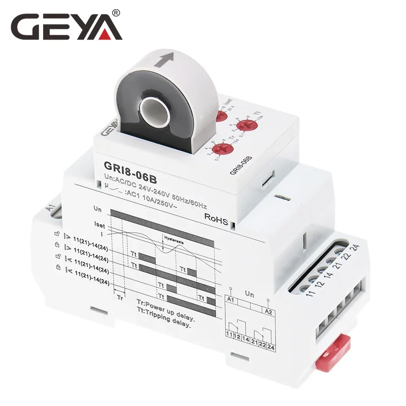 GEYA GRI8-06 AC DC Current Sen - Shelly Relay Module บทวิจารณ์และราคา