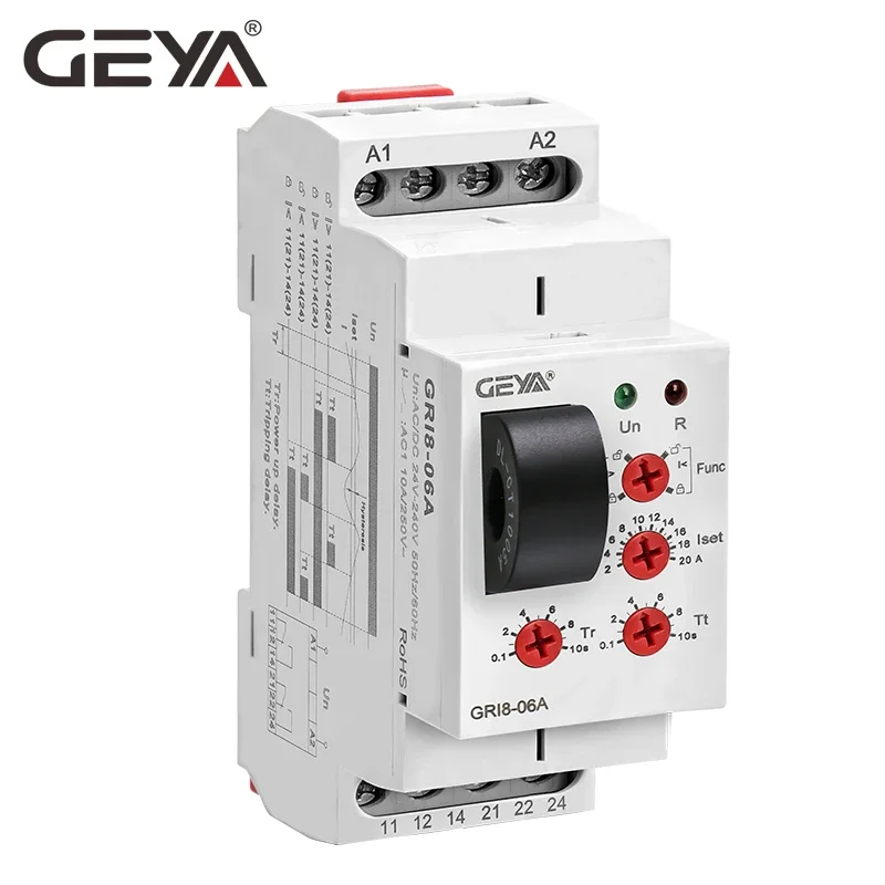 GEYA GRI8-06 AC DC Current Sen - Shelly Relay Module บทวิจารณ์และราคา